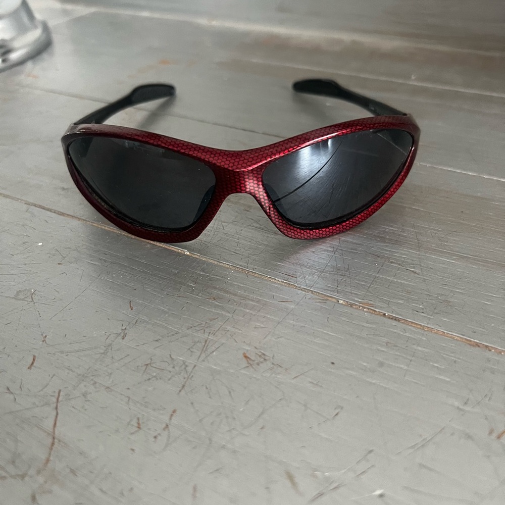 Foster Grant Red and Black Men's Sunglasses